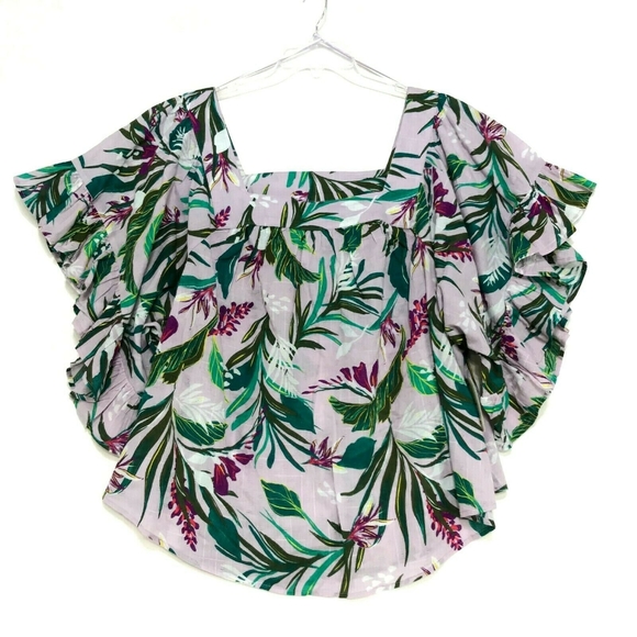 💥NWT SET OF 2 COTTON BLOUSES PLUS SIZE 4X WOMEN'S TOPS SHIRTS - Picture 3 of 6